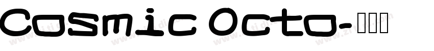 Cosmic Octo字体转换